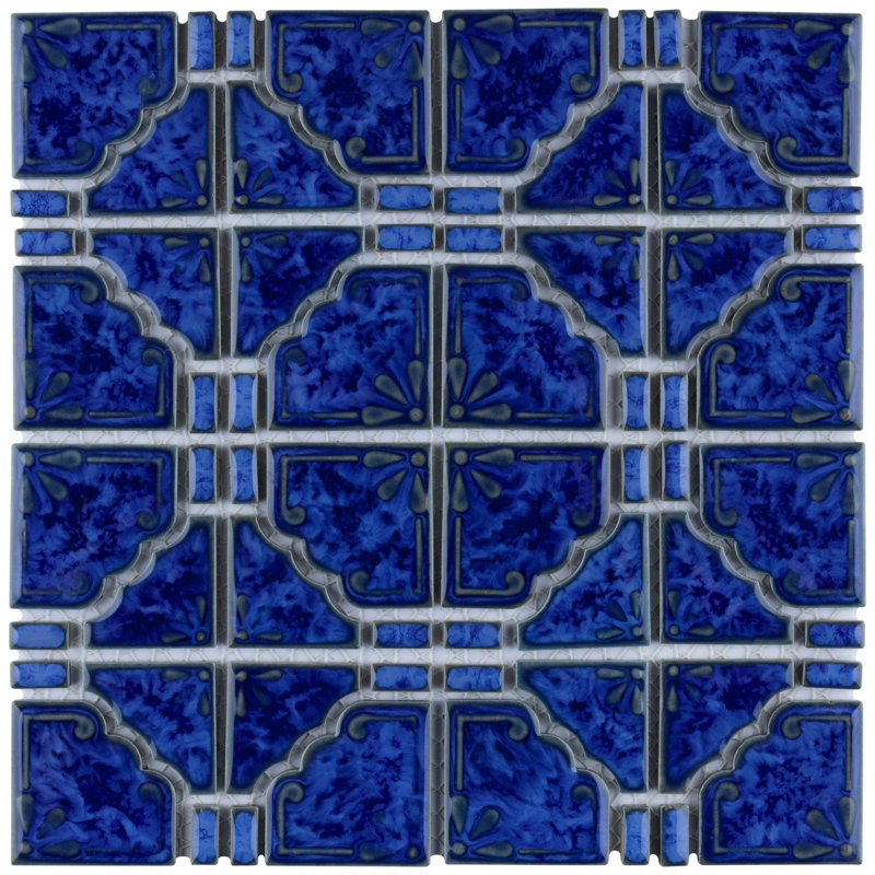 Moonbeam Random Sized Porcelain Mosaic Tile