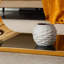Table basse de 57 po en acier inoxydable doré avec verre, table basse moderne pour le salon, plateau en verre à 2 niveaux avec design tendance grand espace-898006183
