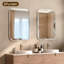 Miroir de meuble-lavabo de salle de bain pour miroir rectangulaire au-dessus de l'évier