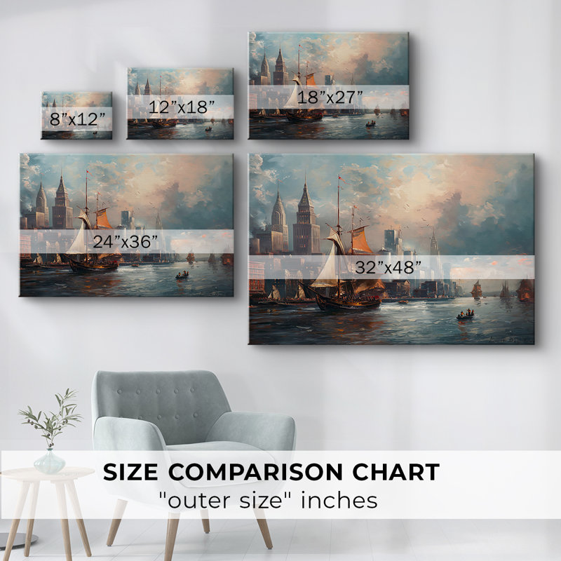 Série Nautical-CCVI - Cavas enveloppés de galerie, 24 x 36