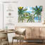 «Tropical Trees Paradise», impression sur toile tendue 3 pièces-653339716