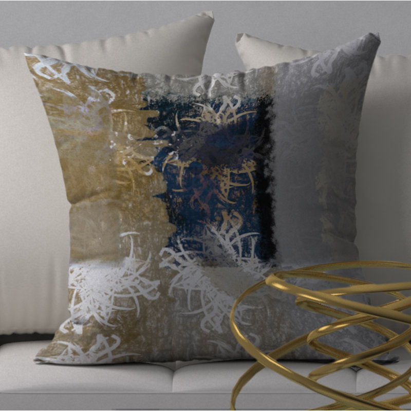 Housse de coussin carrée/insert, 24 po x 24 po