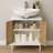 Stockholm 24'' Single Bathroom Vanity Base Only in Oak/White