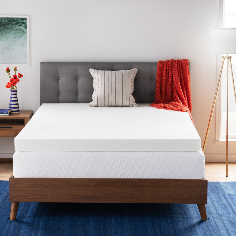 Wayfair Sleep™ 4" Plush Memory Foam Mattress Topper, Twin