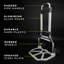 Heavy Duty Folding Aluminium Dollies 80KG Load Capacity Dollinger