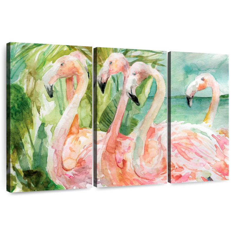 Brampt Slender Pink Ladies, 20" H x 33" W