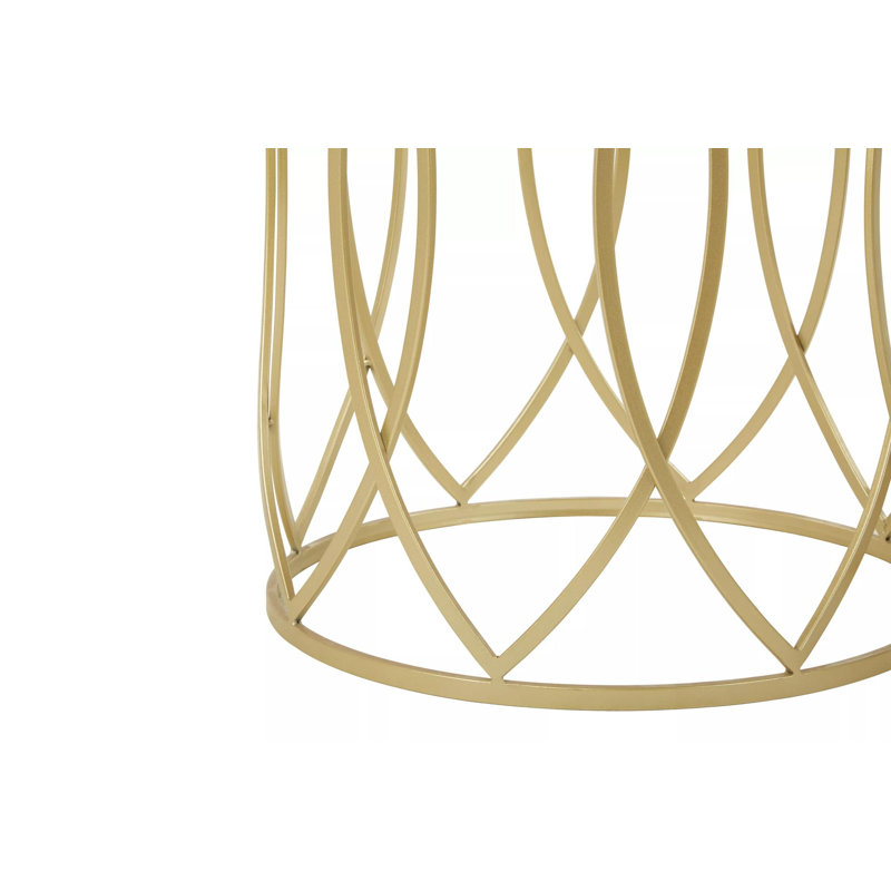 Ellensburg Glass Top Drum Nesting Tables