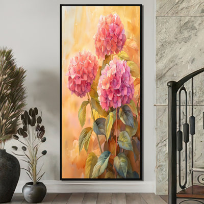 Altona Hydrangeas In A Sunny Garden II - Hydrangea Wall Art