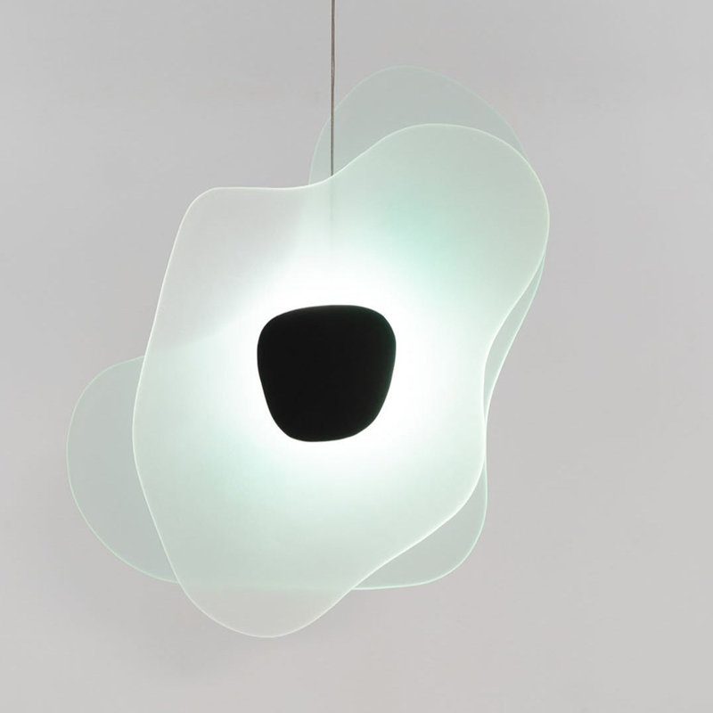 Aurora Pendant, Black/Green