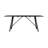Kiearah Rectangular 7 - Person 71" Long Outdoor Dining Set in Dark Eucalyptus with Gray Rope