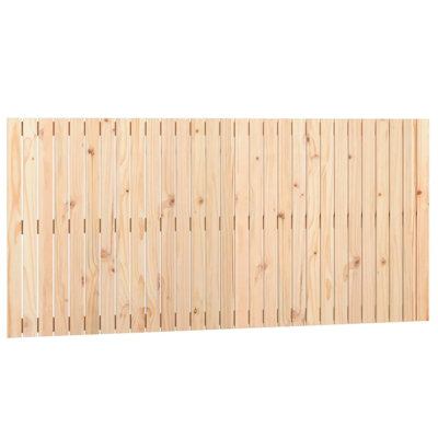 Wall Headboard Solid Wood Pine