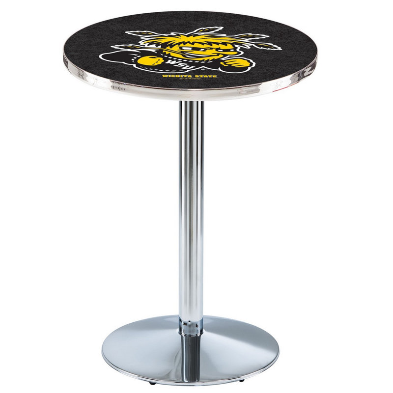 Table bistro NCAA, Chrome, Université d'état de Wichita