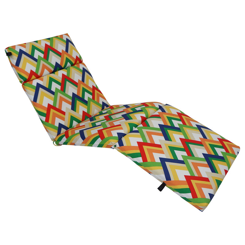 Outdoor 3'' Chaise Lounge Seat / Back Cushion
