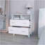 Commode à double tiroir Arabi, chambre à coucher, blanc-1235335470
