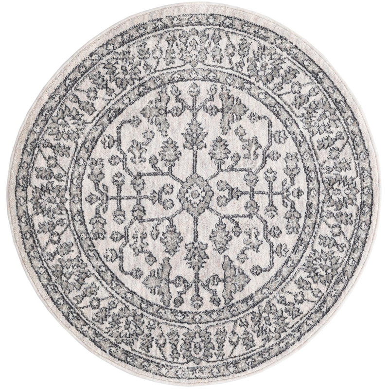 Policarpio Oriental Indoor Rug, Round 7'