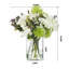 Arrangements floraux mixtes dans un vase