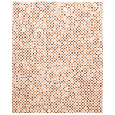 Cowhide Patchwork Brown Rug 8'0" x 10'0"