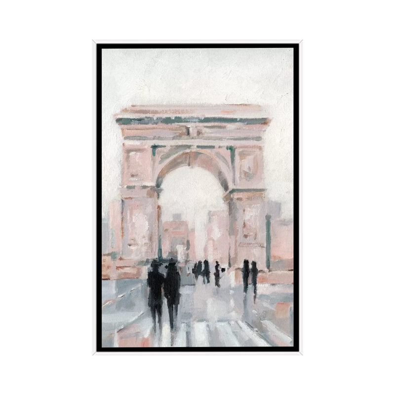 "Early morning flâner II" par Ethan Harper, reproduction d’art, Toile blanche encadrée, H 48 po x l 32 po x P 1,5 po