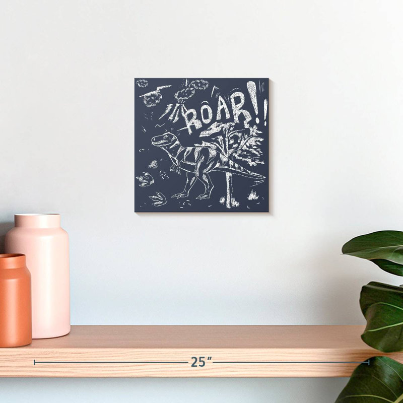 Brampt Sketchy Roar, 10" H x 10" W
