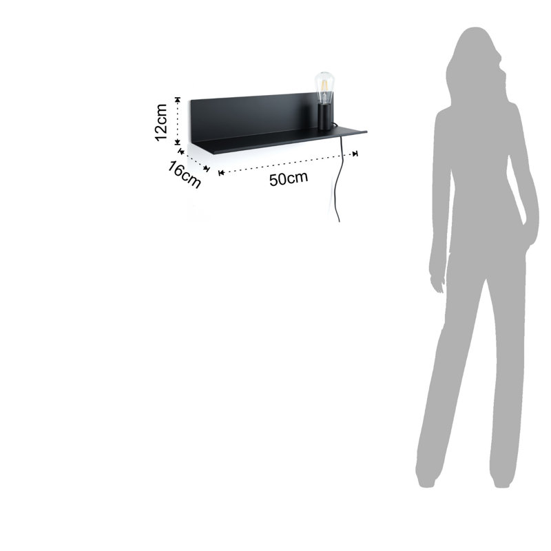 Gudia Metal Floating Shelf