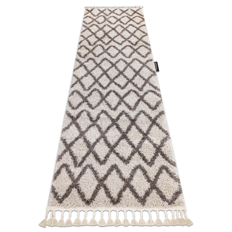 Runner Geometric Area Rug, Runner 60 x 200cm