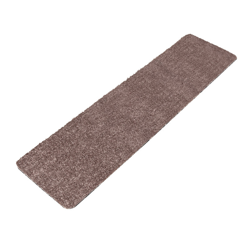 Tapis de couloir coulissant 2 pi x 8 pi brun auto-adhésif, Brun