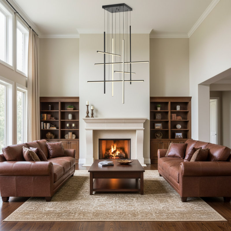 8 - Light LED Chandelier