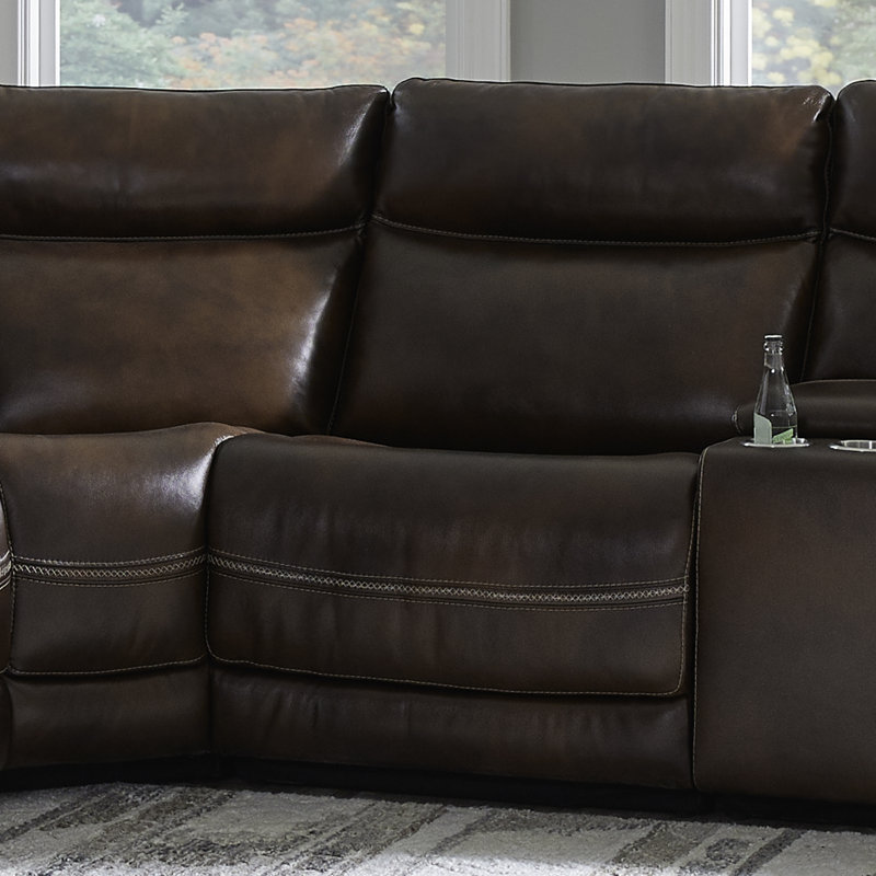 Britaney 6 - Piece Upholstered Power Reclining Sectional