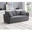 Canapé moderne, lit escamotable avec rangement-140493250