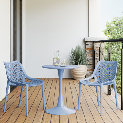 2-Person Outdoor Round Dining Set