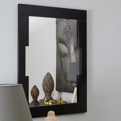 Estrada Solid Wood Flat Wall Mirror