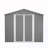 Outdoor Storage Shed With Additional Lockable Side Door