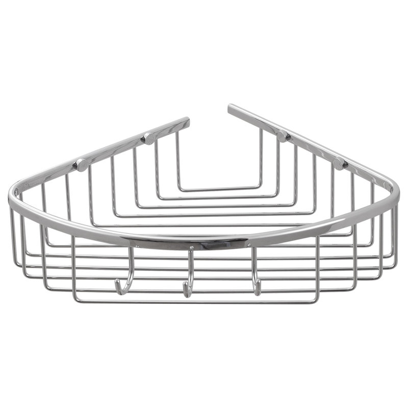 Stainless Steel Shower Basket, Polished Chrome