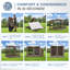 Tente de pavillon de camping 6x6FT-105122760