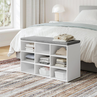 Banc de rangement pour chaussures