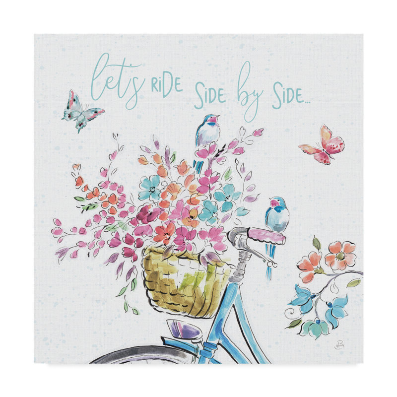 «Sparrow Spring V Light», reproduction d'art sur toile tendue, H 14 po x l 14 po x P 2 po
