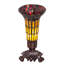 7.5"High Stained Glass Pond Lily Victorian Mini Lamp-1142085515-1142085512