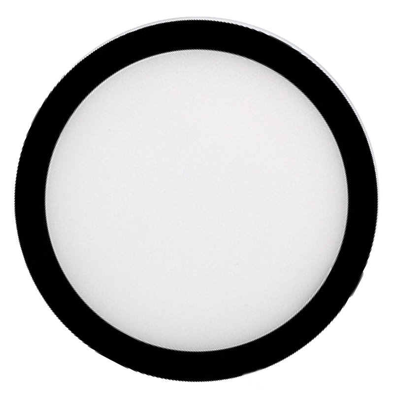 5 in.Round 10.3-Watt LED Flush Mount Light, 850 Lumens, 3000K, Black