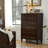 Solid Wood Five Drawer Storage Cabinet