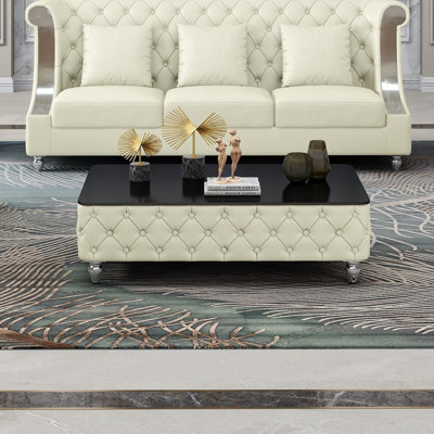 Mayfair Glass Top Coffee Table
