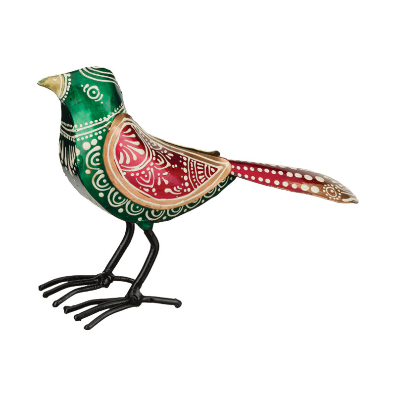 Henna Bird Decor - Green