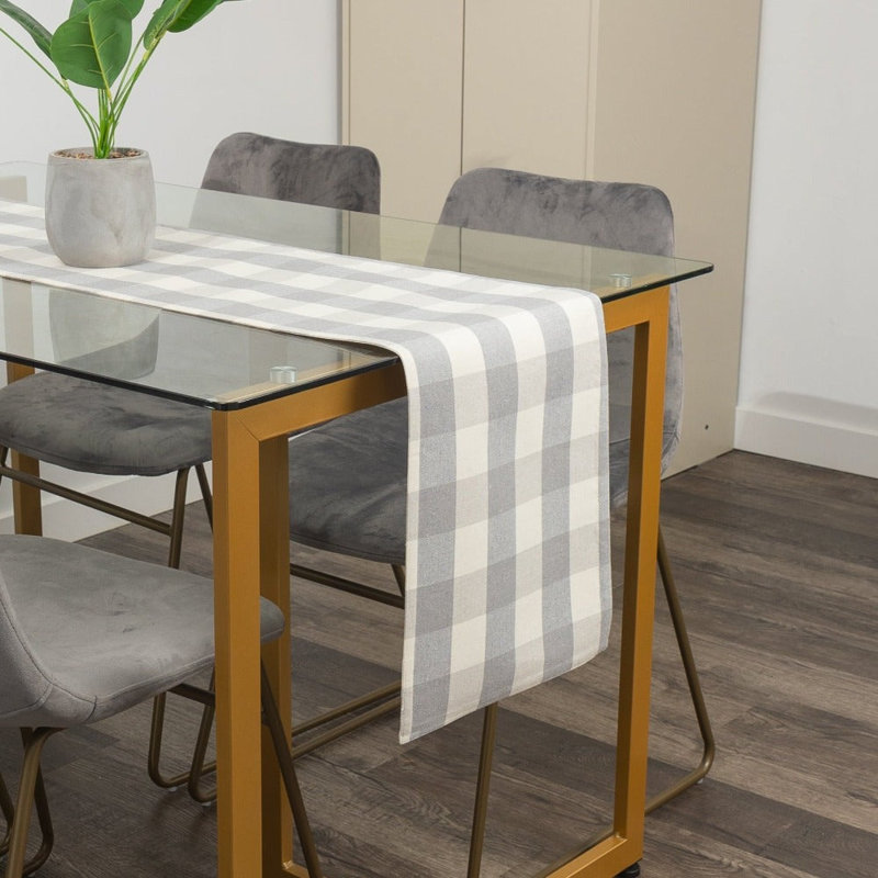 Linges de table Valjet, 13 po x 54 po, gris
