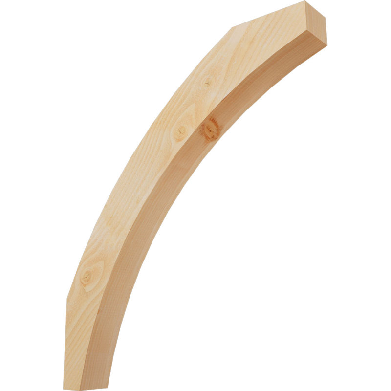 Genouillère Thorton, Sapin Douglas de 4 po (sciage brut), 30 po X H 34 po H