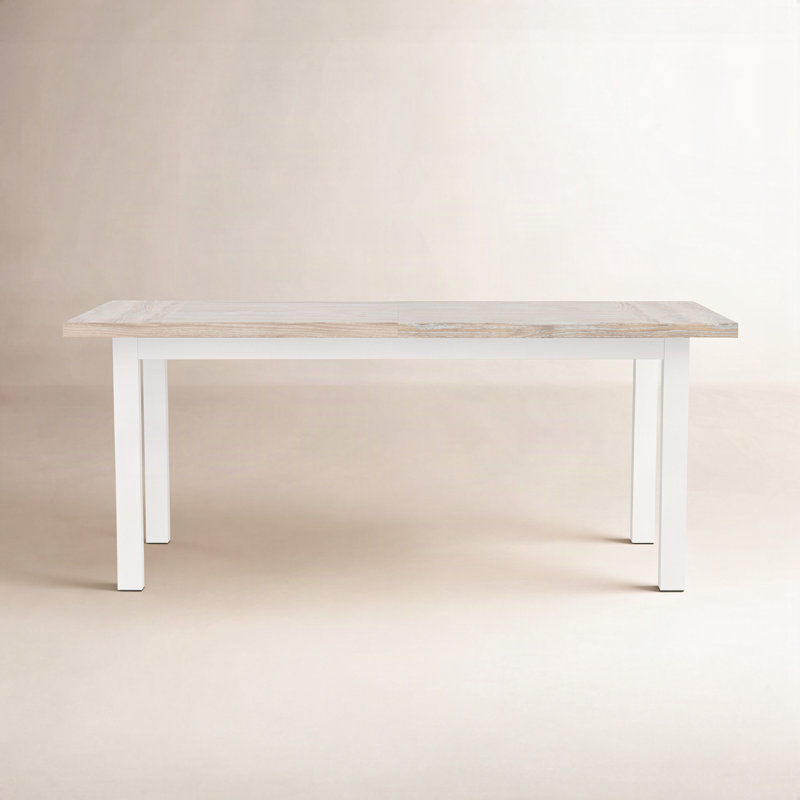 Table de salle à manger Lana, Pruche du Canada / blanc