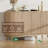 Seyla 55'' Sideboard with Solid Wood Legs & 2 Adjustable Shelves, Four Curved Fluted Door-1385624199