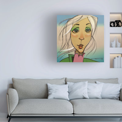 Bolog Tim Nyberg Whispy Girl Canvas Art