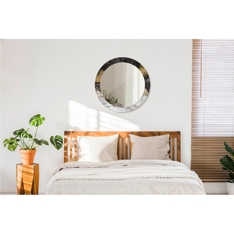 Huldar Glass Flat Wall Mirror