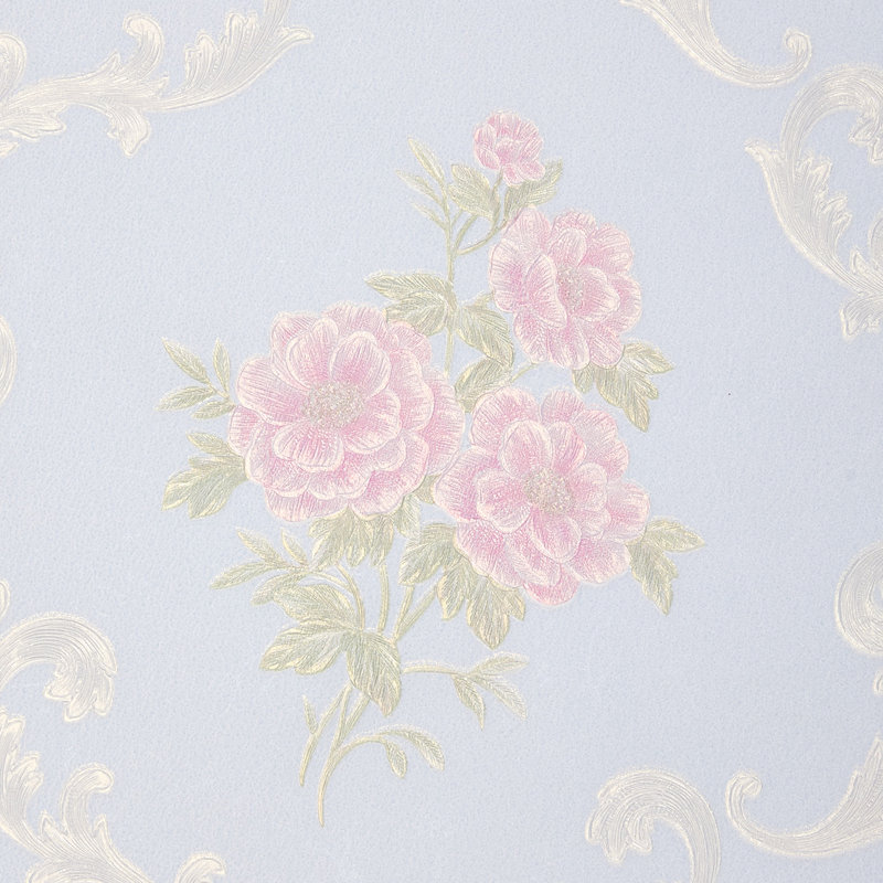 Non-Pasted Non-Woven 3D Embossed Wallpaper Roll
