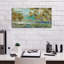  «Aspens By The Lake Yellow» par Silvia Vassileva, art mural sur toile, 24 po x 12 po