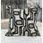 Urban Retro Grid Throw Pillow